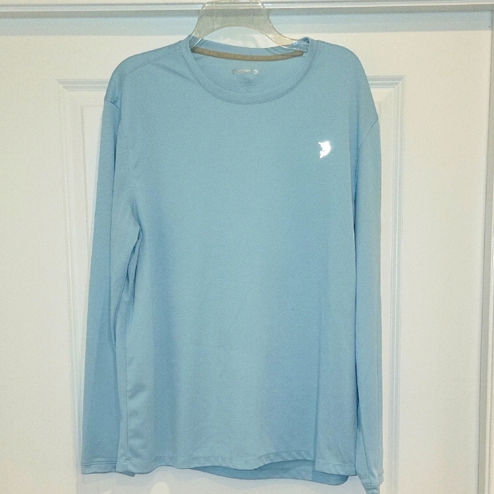 Reel Legends Performance Outfitters Sky Blue Long Sleeve Men's Shirt